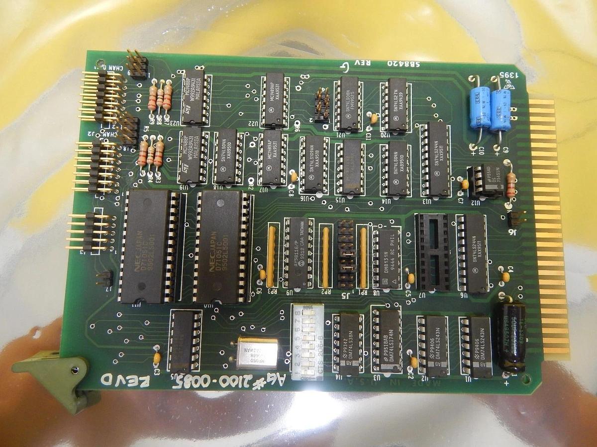 Used Micro/Sys SB8420 PCB Card 2100-0085 SER2 AG Associates 7100-5190-02 4100s Used