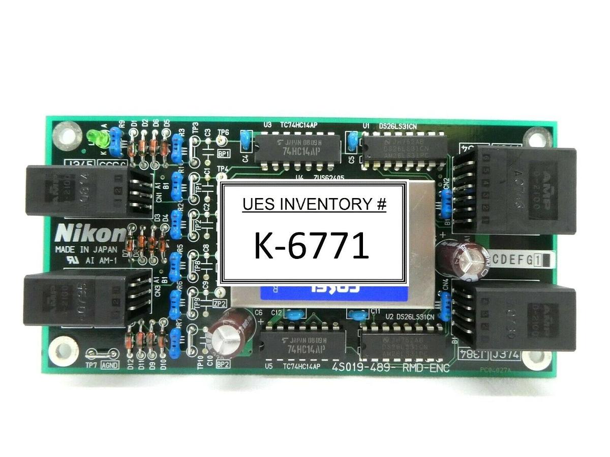 Used Nikon 4S019-489 Relay PCB RMD-ENC NSR-S610C Scanning System Working Spare