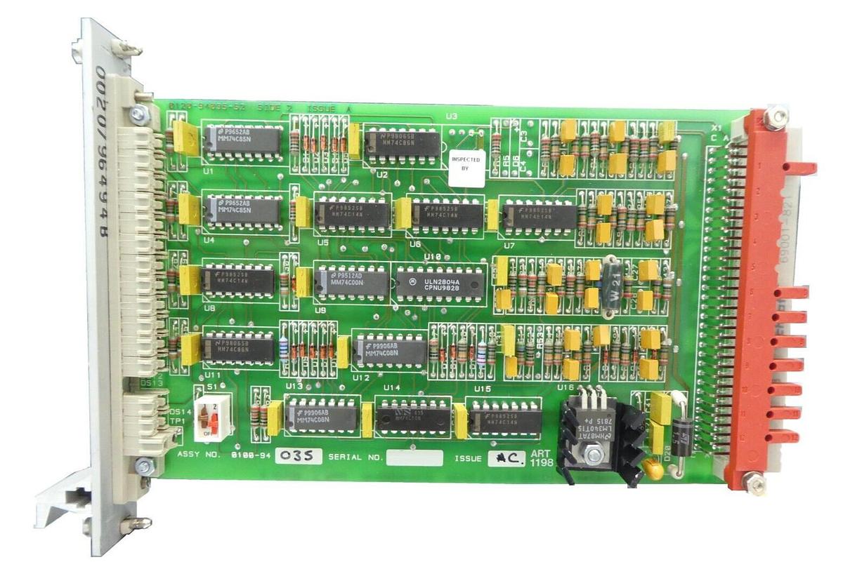 Used AMAT Applied Materials 0100-94035 Orienter Interlock PCB Card Working Surplus