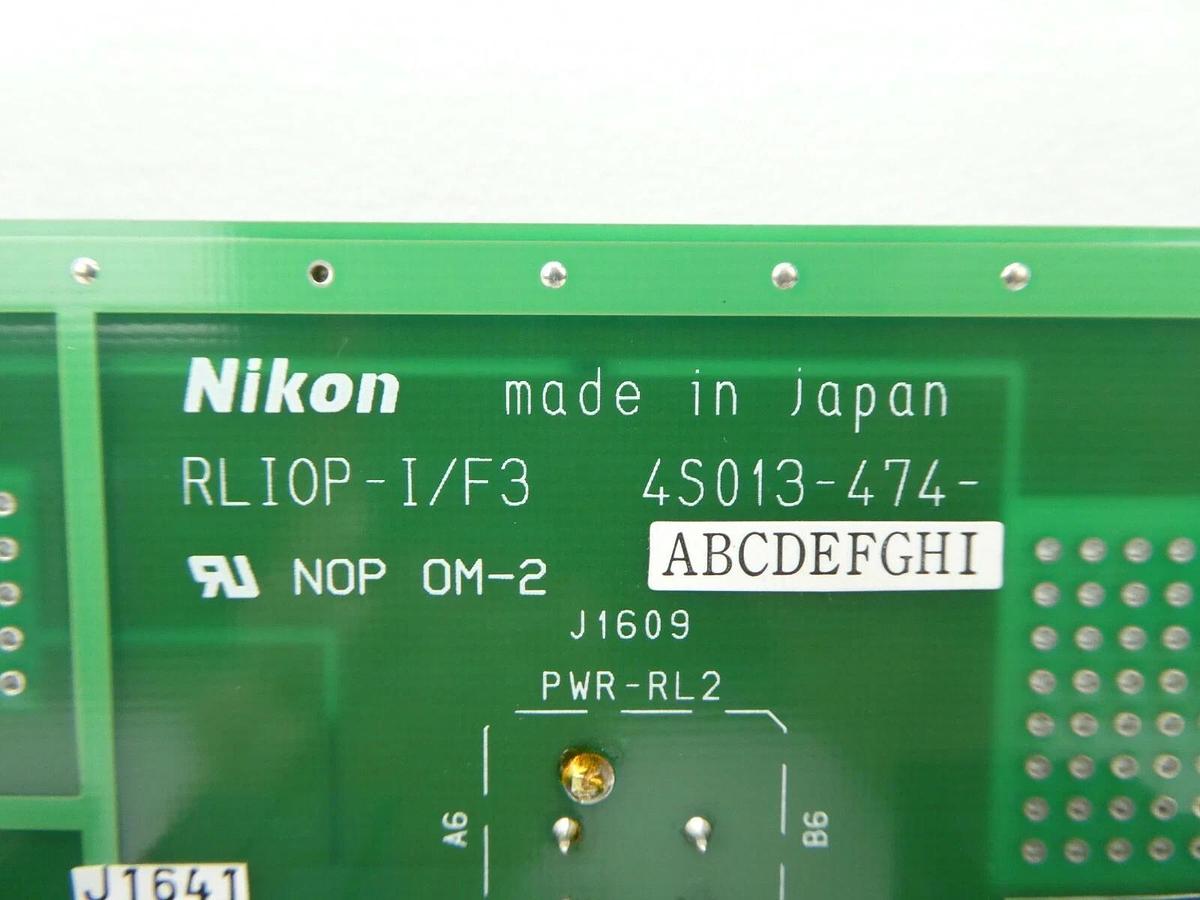 Used Nikon 4S013-474 Power Distribution Board PCB RLIOP-I/F3 Working Spare