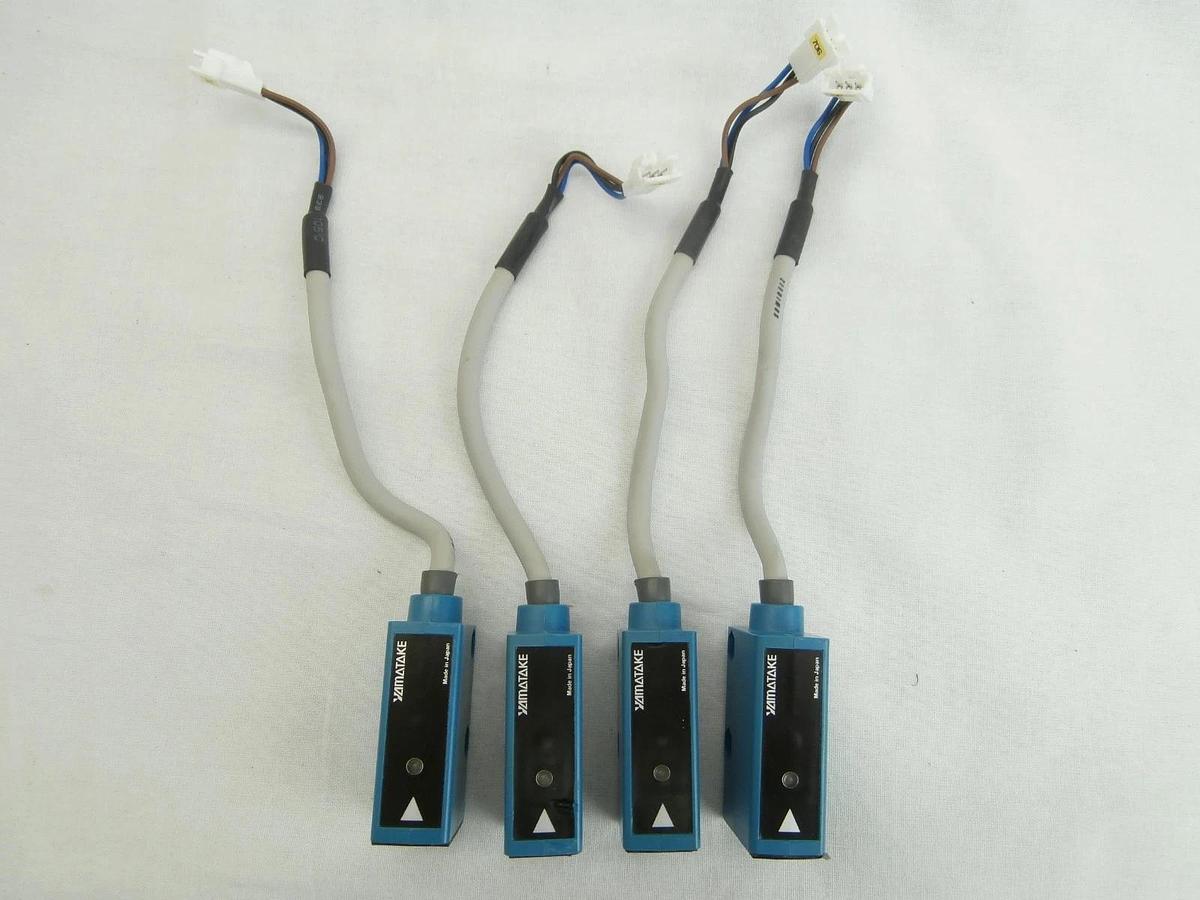 Used Yamatake FE7C-TWC6R Photoelectric Sensor Reseller Lot of 4 Used Working