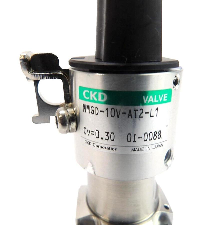 Used CKD MMGD-10V-AT2-L1 2-Port Hybrid Diaphragm Valve Lot of 7 Working Surplus