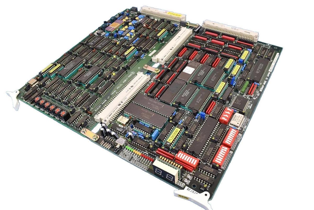 Used Nikon 4S015-070-1 PCB Card Assembly AWLCPU2 & 4S017-556 PELCL Untested Surplus