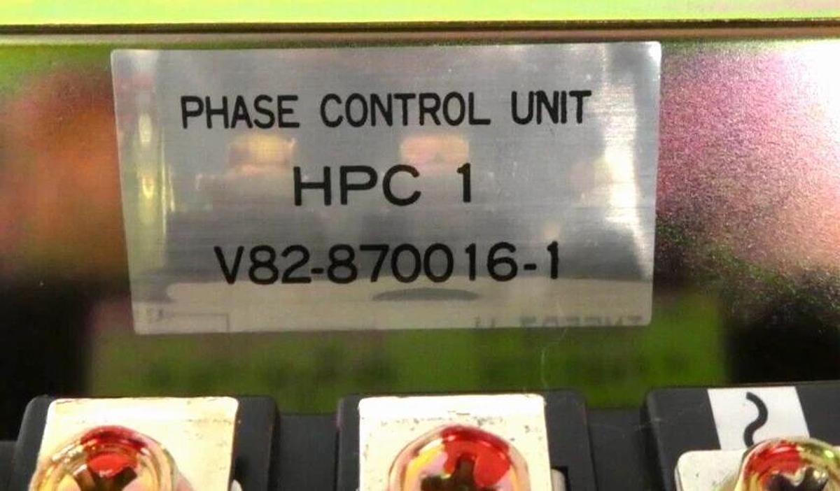 Used Varian VSEA V82-870016-1 Phase Control Unit Assembly HPC 1 Working Surplus