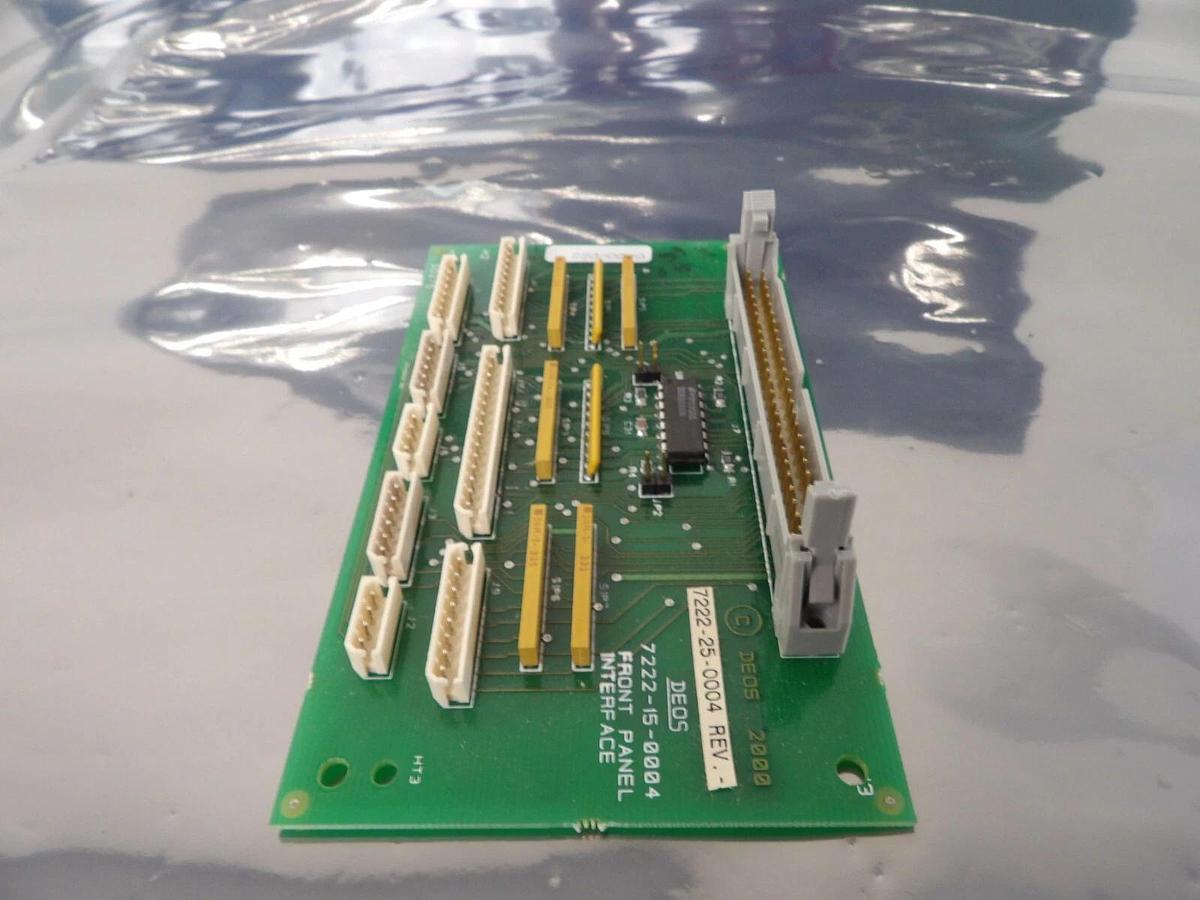 Used Deos 7222-15-0004 Front Panel Interface PCB 7222-25-0004 GEM-Q400 Lot of 3
