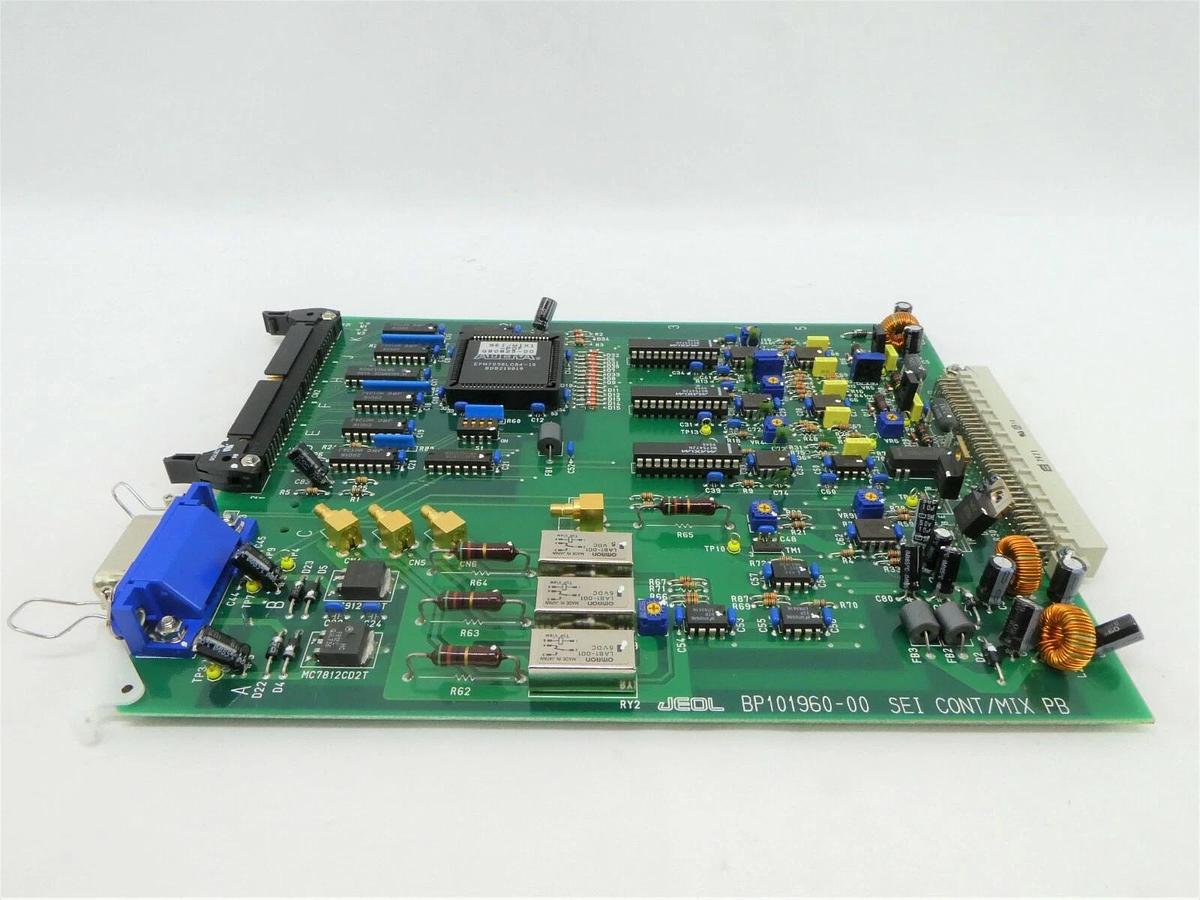 Used JEOL BP101960-00 SEI CONT/MIX PB PCB Card JWS-2000 SEM System Working Spare
