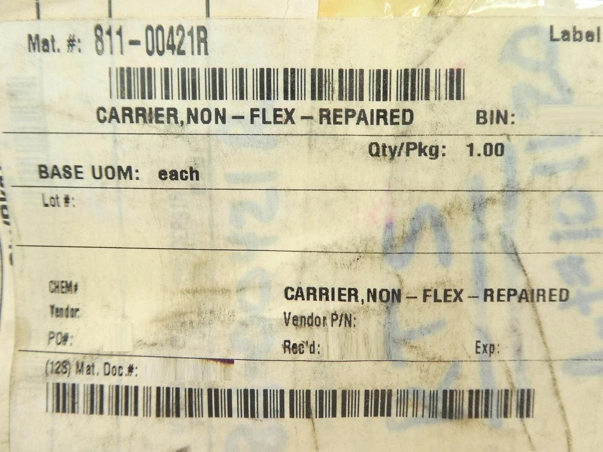 Refurbished AMAT Applied Materials Non-Flex Carrier Micron 811-00421R OEM Refurbished