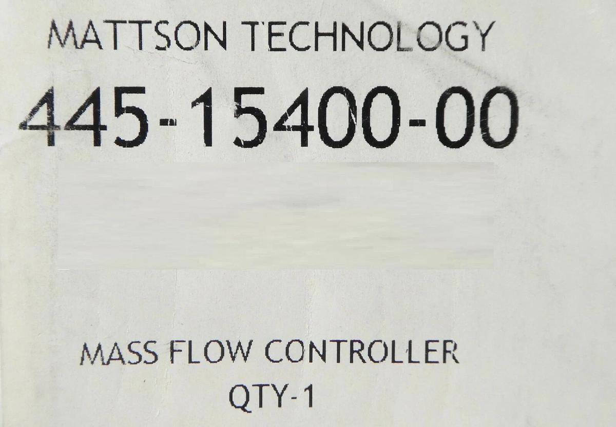UNIT Instruments UFC-8100 Mass Flow Controller MFC Mattson 445-15400-00 New