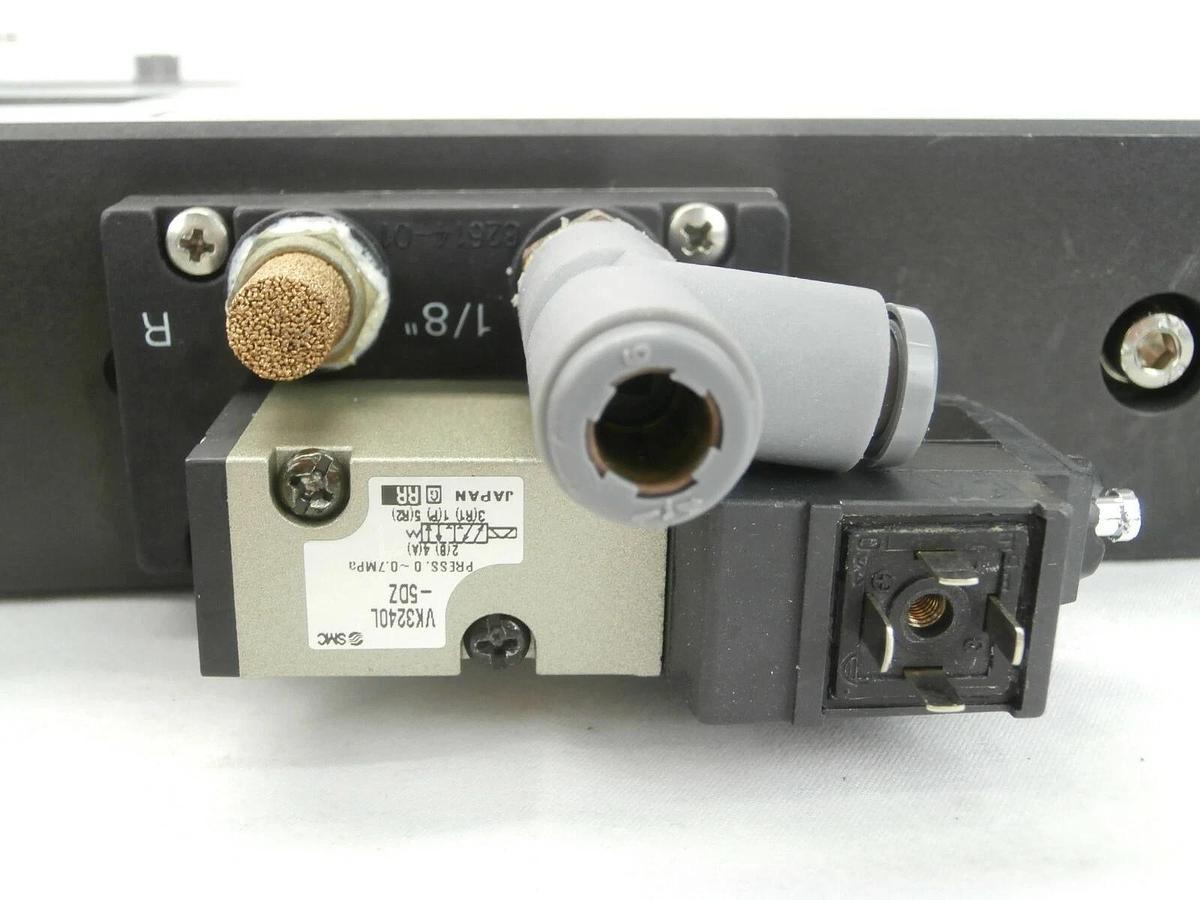 Used VAT 0200X-CA44 Pneumatic Slit Valve Unmarked Plasma-Therm Clusterlock Spare