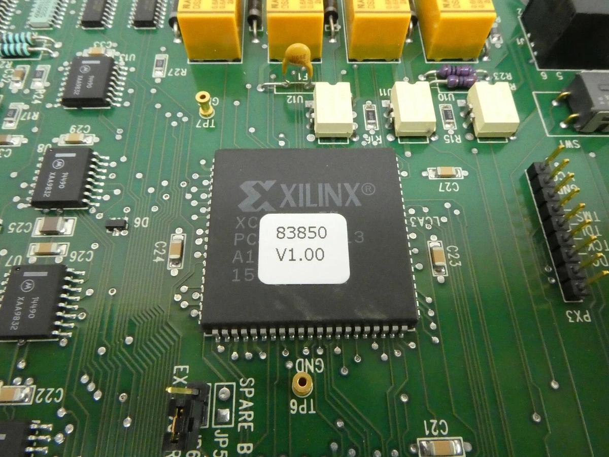 Used ESI Electro Scientific 83108 Interlock Board PCB Card Z VAC 9300 Rev. C Working