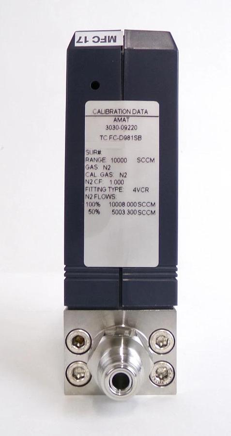 Used Aera FC-D981 Mass Flow Controller MFC 10000 SCCM Lot of 2 Surplus