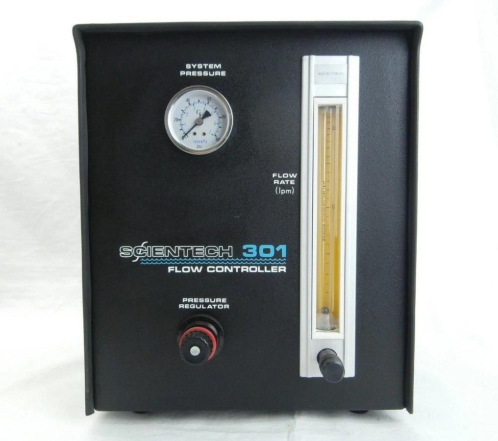 Used Scientech 301090 Flow Controller Regulator 301 Used Working