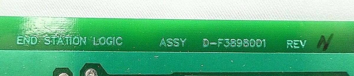 Used Varian Semiconductor VSEA D-F3898001 End Station Logic PCB Card Rev. N Working