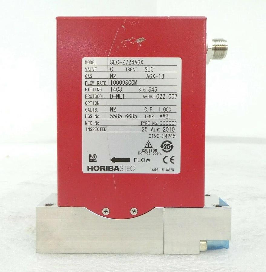 Used Horiba STEC SEC-Z724AGX Mass Flow Controller MFC AMAT 0190-34245 Working Surplus