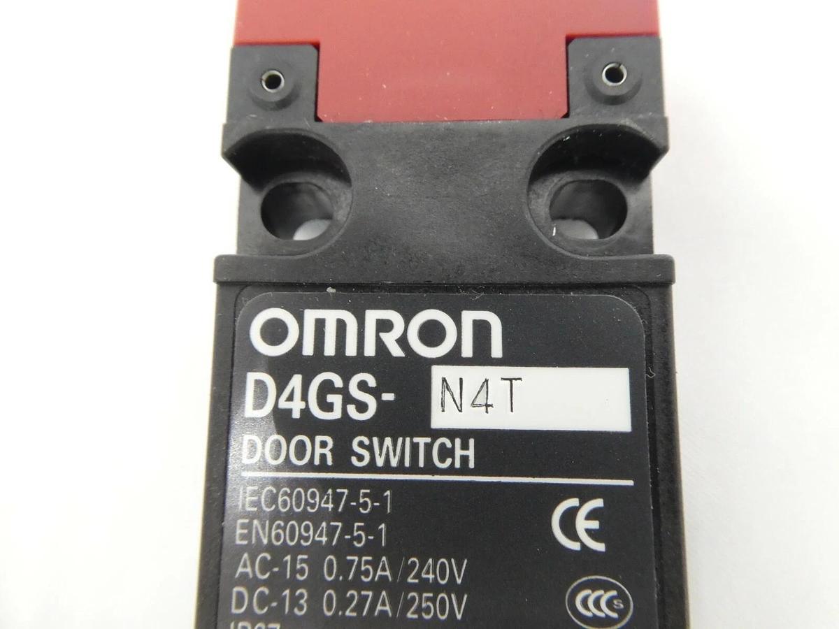 Used Omron D4GS Door Switch D4GS-N4R D4GS-N4T TEL Trias System Lot of 4 Working