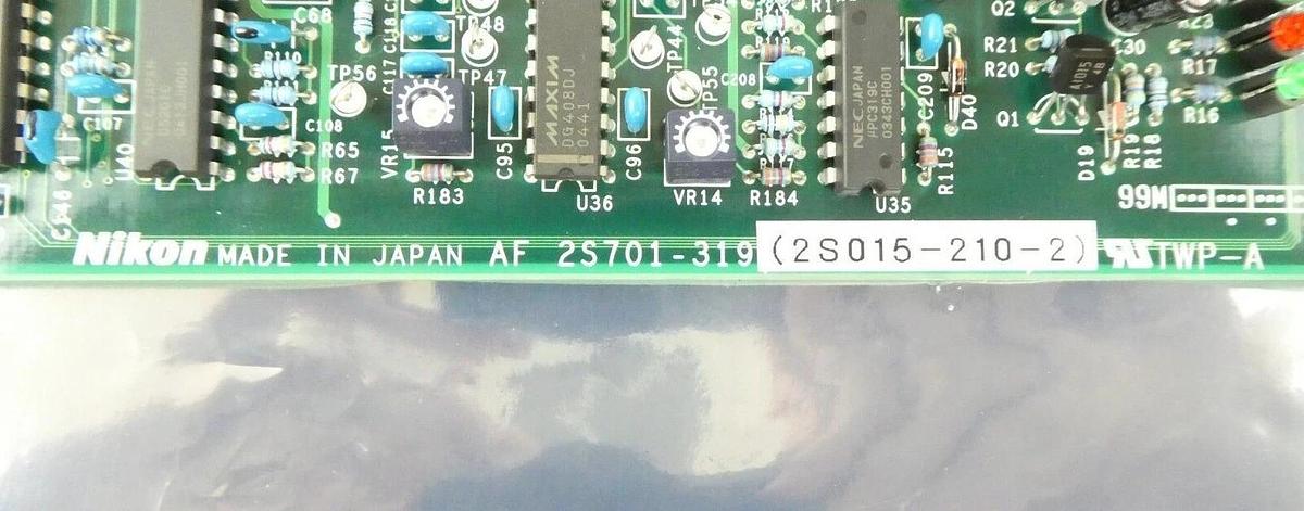 Used Nikon 2S015-210-2 Processor VME PCB Card AF 2S701-319 NRM-3100 Working Surplus