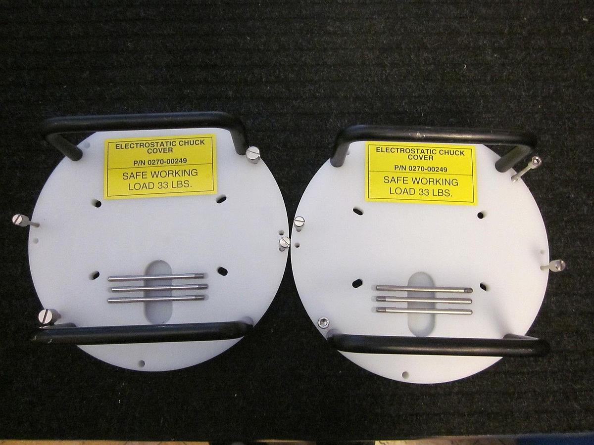 Used AMAT Applied Materials 0270-00249 ELECTROSTATIC CHUCK COVER Lot of 2 Used