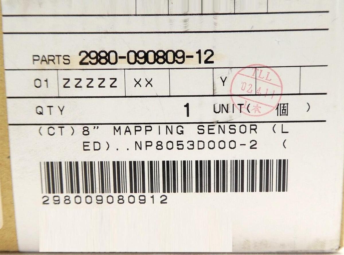Taiyo Machinery 1201 8" LED Wafer Mapping Sensor 200mm TEL 2980-090809-12 New