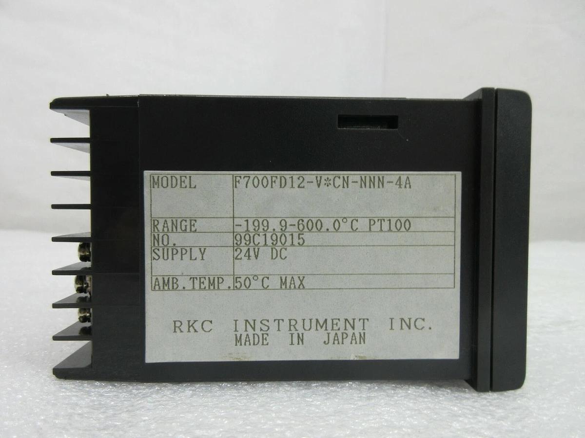 Used RKC Instruments F700FD12-V*CN-NNN-4A Temperature Controller Lot of 2 Used