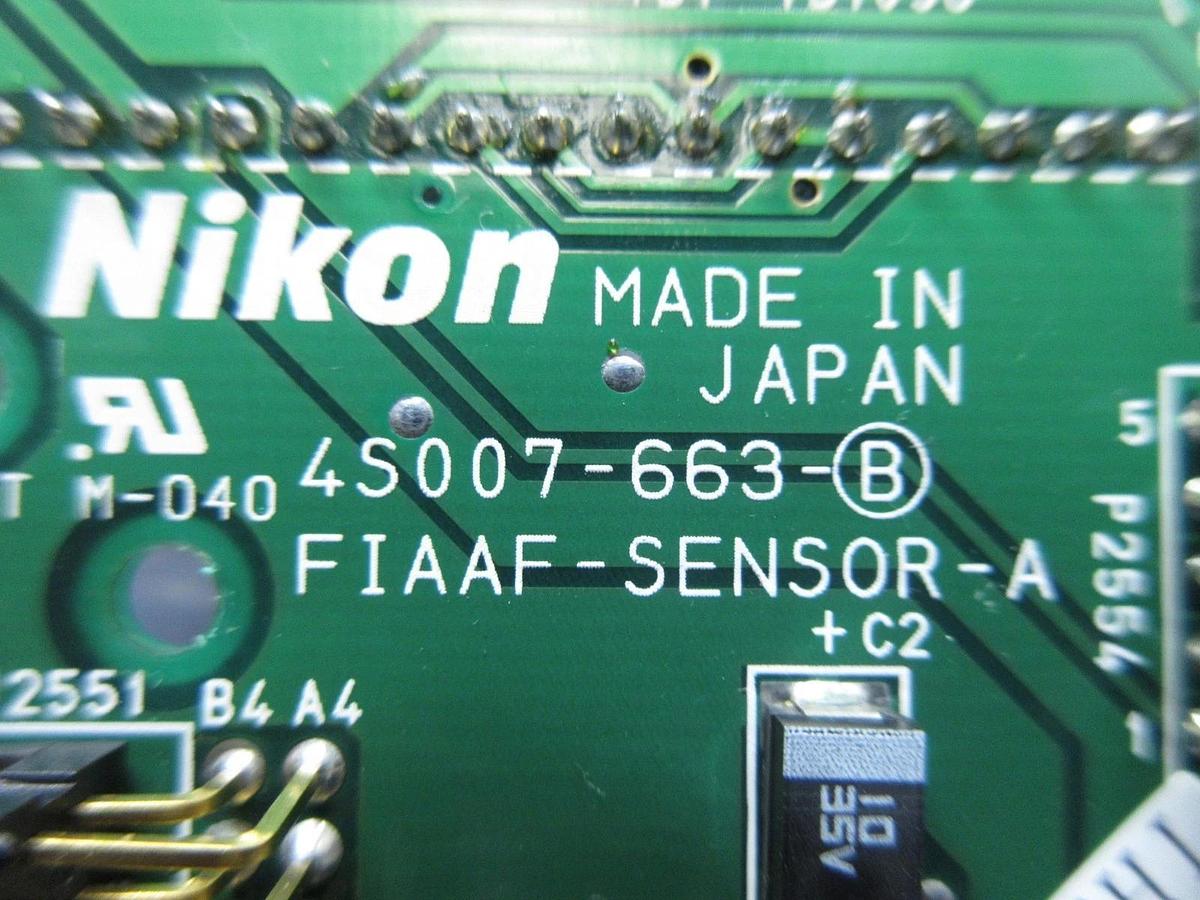 Used Nikon 4S007-663-B FIAAF Sensor Board PCB FIAAF-SENSOR-A NSR-S204B Used Working