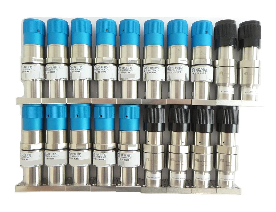 Used AMAT Applied Materials 0190-80890 0191-00617 Diaphragm Valve Lot of 19 Working