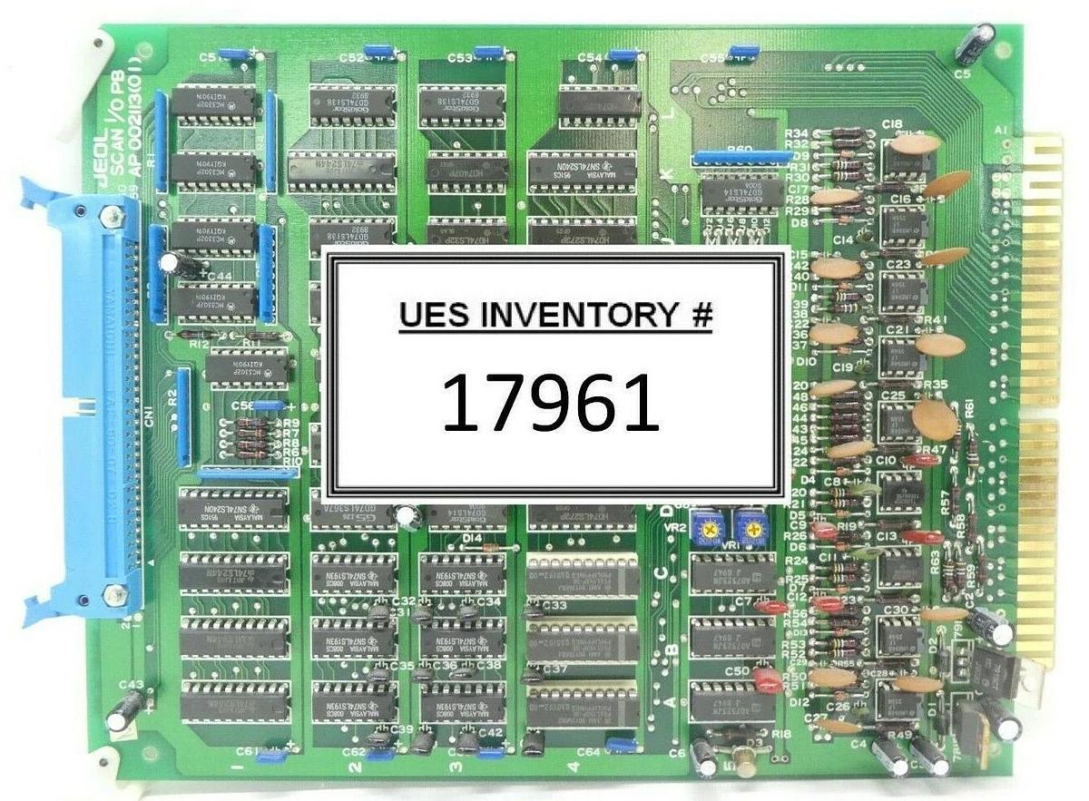 Used JEOL AP002113(01) Processor Board PCB Card SCAN I/O PB JSM-6400F Working Surplus