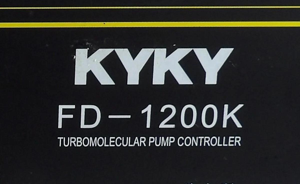 Used KYKY Technology FD-1200K Turbomolecular Pump Controller Module Working Surplus