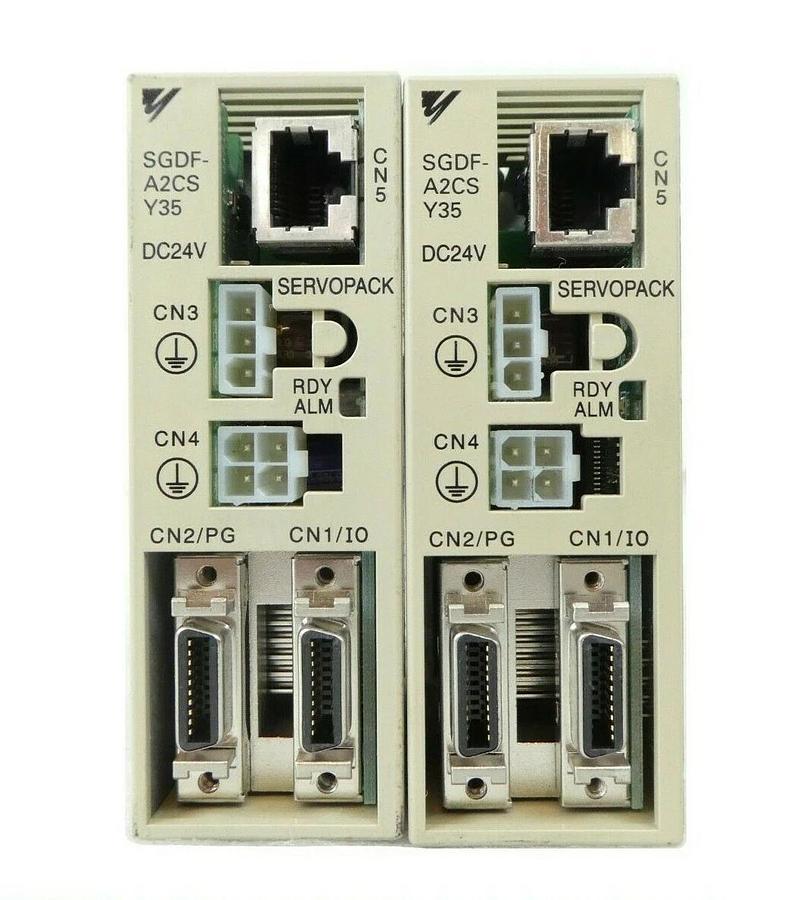 Used Yaskawa Electric SGDF-A2CSY535 Driver AMAT Reseller Lot of 2 Producer Working