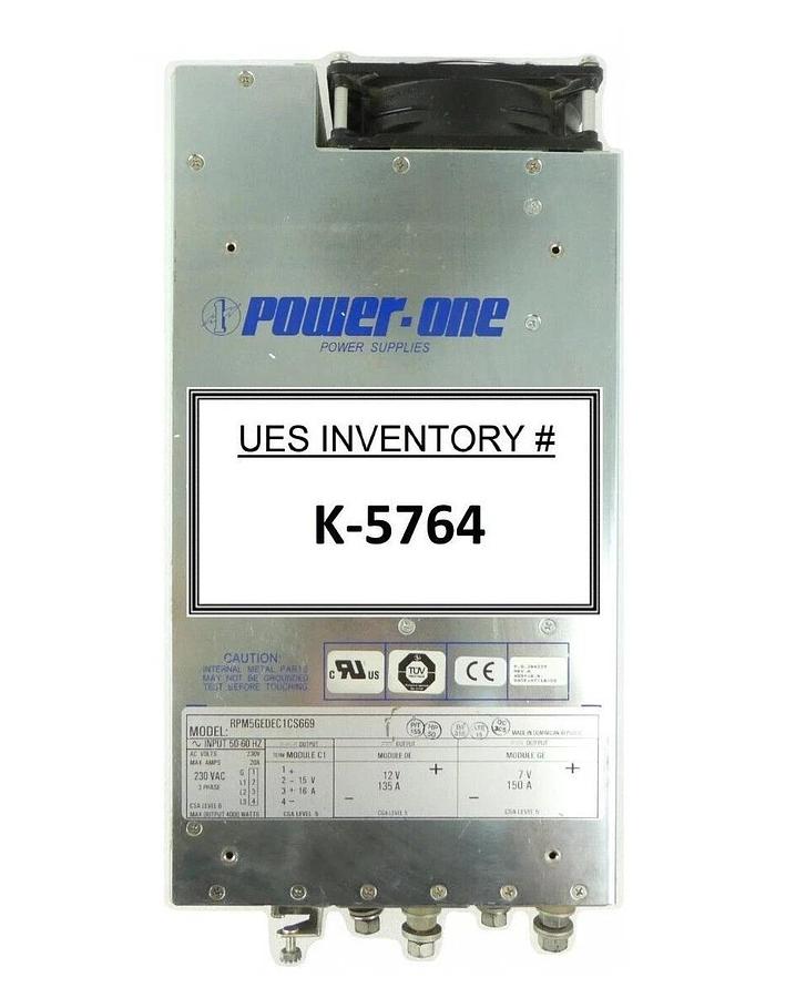 Used Power-One RPM5GEDEC1CS669 Power Supply 4000W Schlumberger 97171028 Working