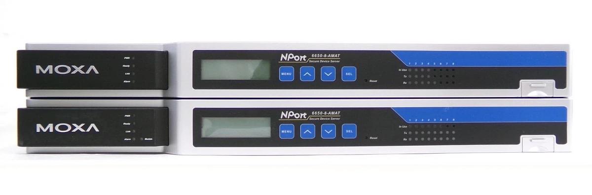 Used Moxa NPort 6650-8-AMAT 16-Port Terminal Server AMAT 0190-38062 Lot of 4 Working
