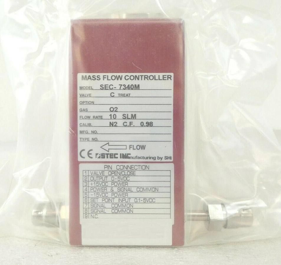 Horiba STEC SEC-7340M Mass Flow Controller MFC Mattson 445-03546-00 New Surplus