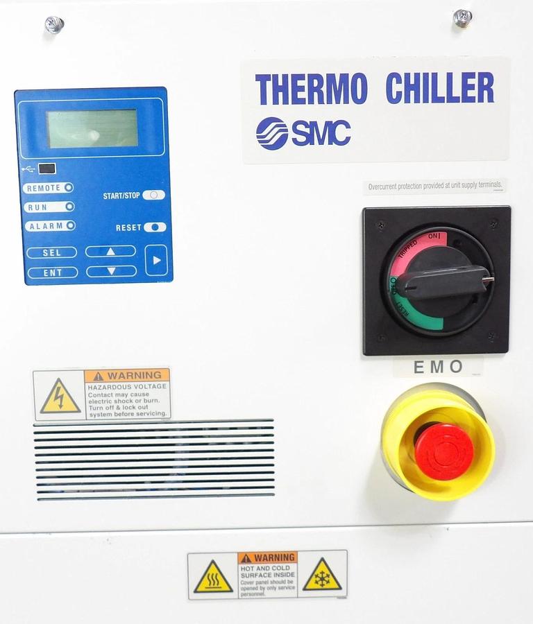 Refurbished SMC Pneumatics HRZ008-L-X057 Recirculating Thermo Chiller FC-3283 Refurbished