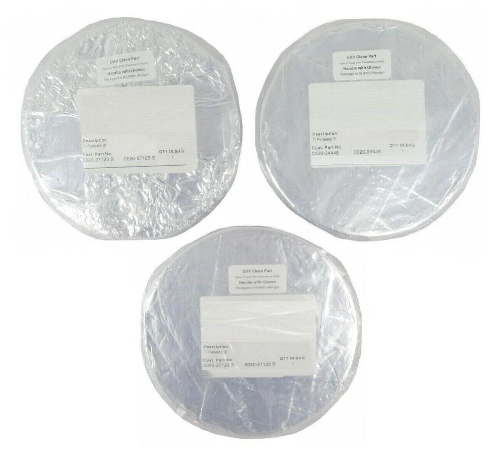 Refurbished AMAT Applied Materials 8" Ti Pedestal 0020-27123 0020-24446 Lot of 3 Refurbished