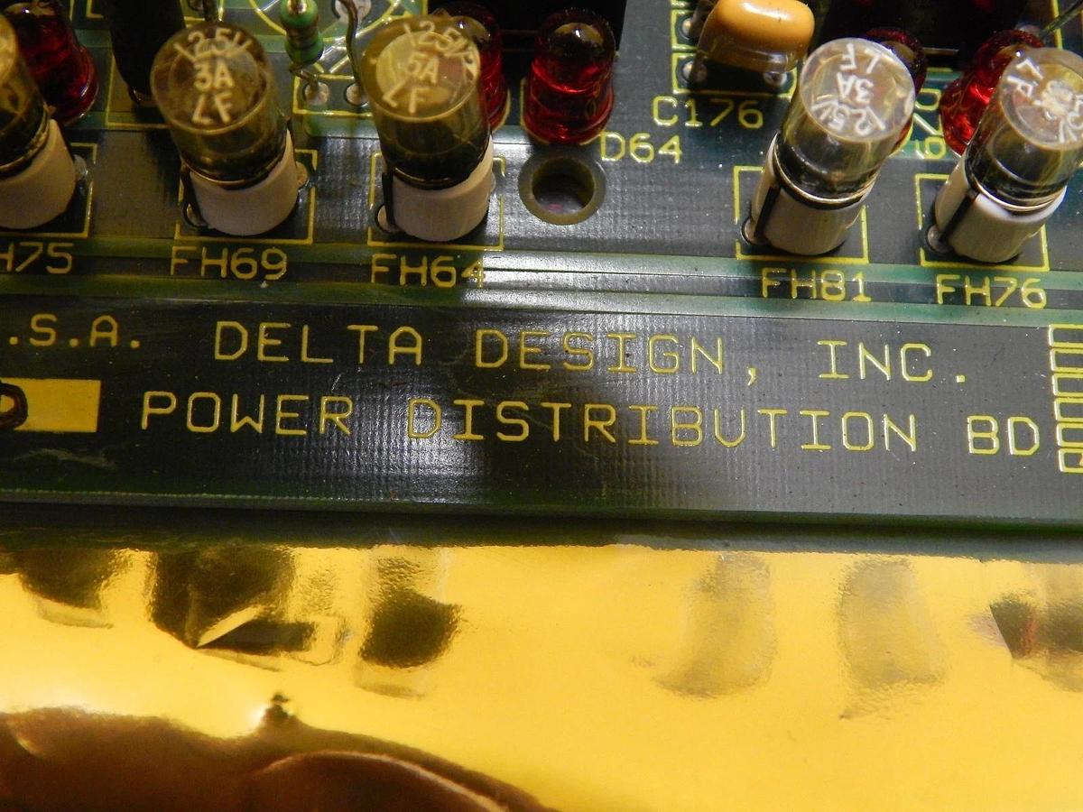 Used Delta Design 1686300-502 Power Distribution Board PCB 1686299 Used Working