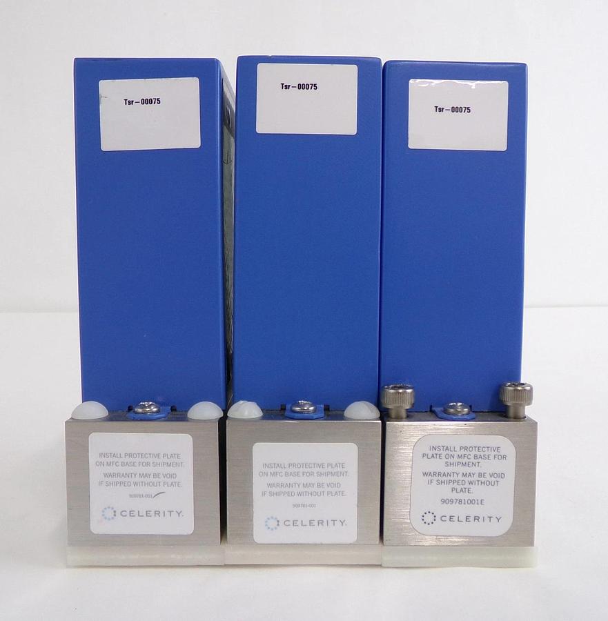 Used Celerity FC-2979MEP5 Mass Flow Controller N2 Ar Reseller Lot of 3 Working Spare