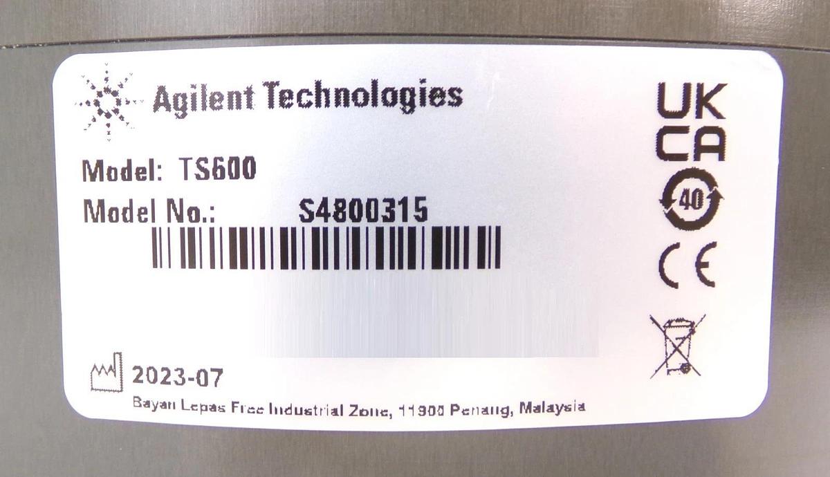 Used Agilent S4800315 inBin Module Triscroll Leak Detector Version TS600 Surplus