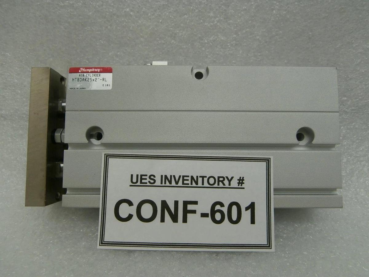 Humphrey HTBDAK25X2"-RL Twin Piston Rod Pneumatic Cylinder HTBDAK25X2RL New