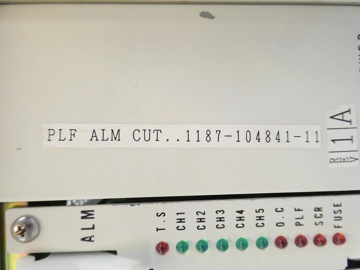 Used TEL Tokyo Electron PCU4152411 Controller PLF ALM CUT 1187-104841-11 Working