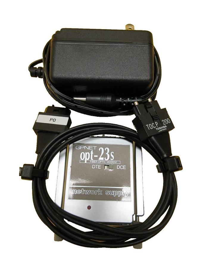 Used Kokusai Electric CB100A SECS Interface w/GPNET OPT-23S Fiber Optic Modem Working