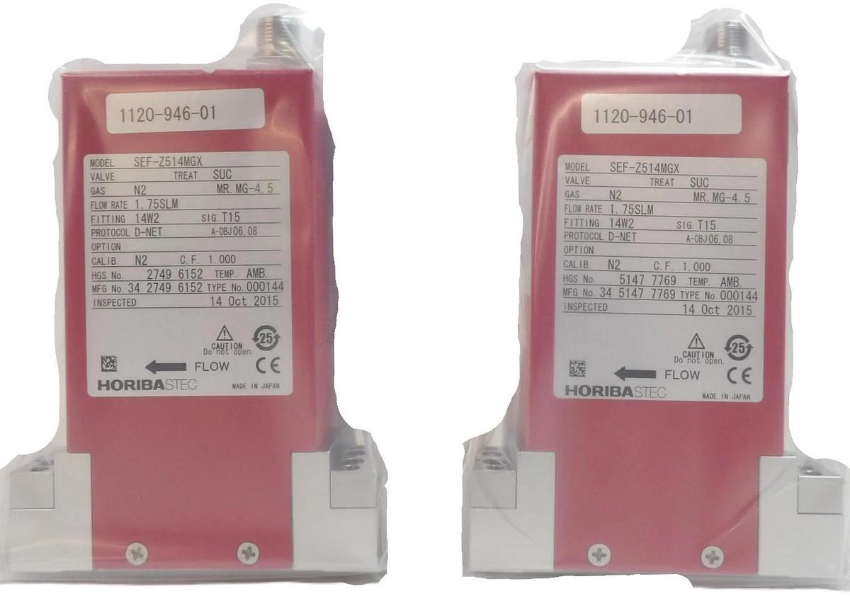 Horiba STEC SEC-Z514MGX Mass Flow Controller MFC Z500 SCCM SiH2Cl2 Lot of 2 New