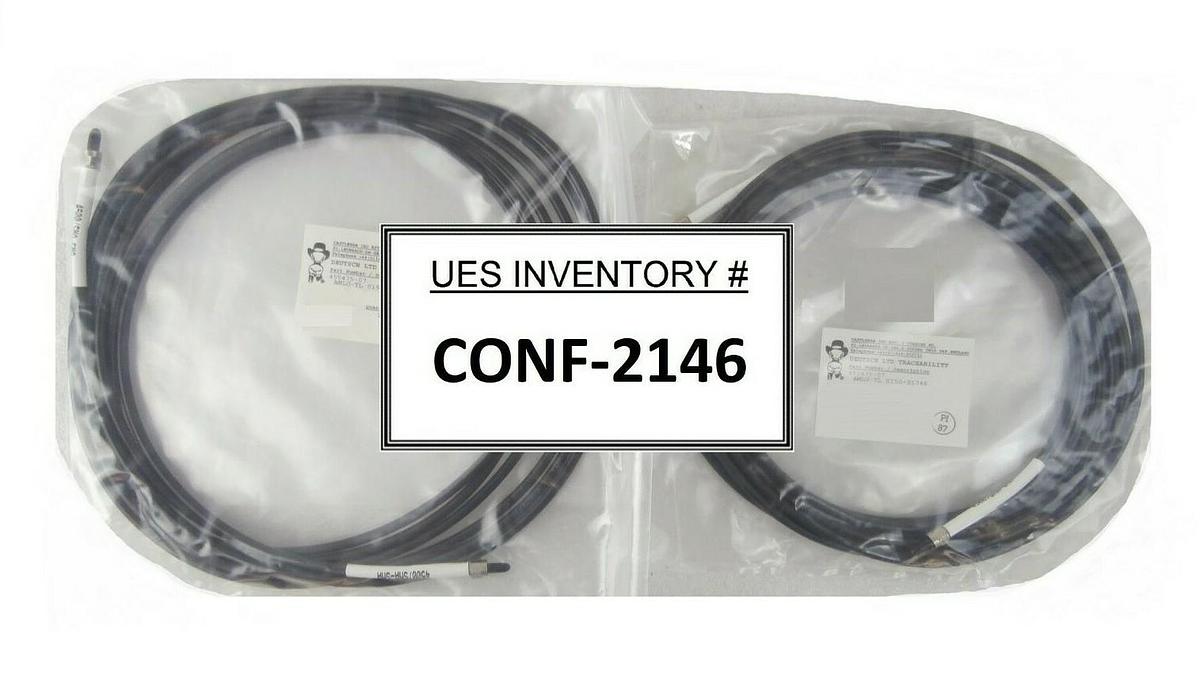 Used AMAT Applied Materials 0150-91746 4500MM/SMA-SMA 455475-07 Cable Lot of 2 New