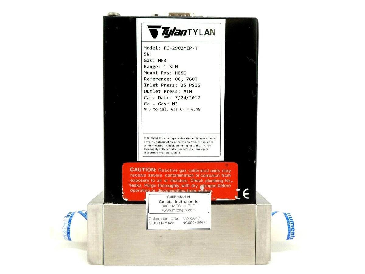 Refurbished Tylan FC-2902MEP-T Mass Flow Controller MFC 1 SLM NF3 2900 Series Refurbished