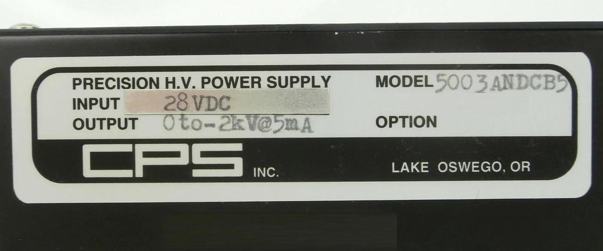 Used CPS 5003ANDCB5 Precision High Voltage Power Supply Schlumberger IDS 10000 Spare