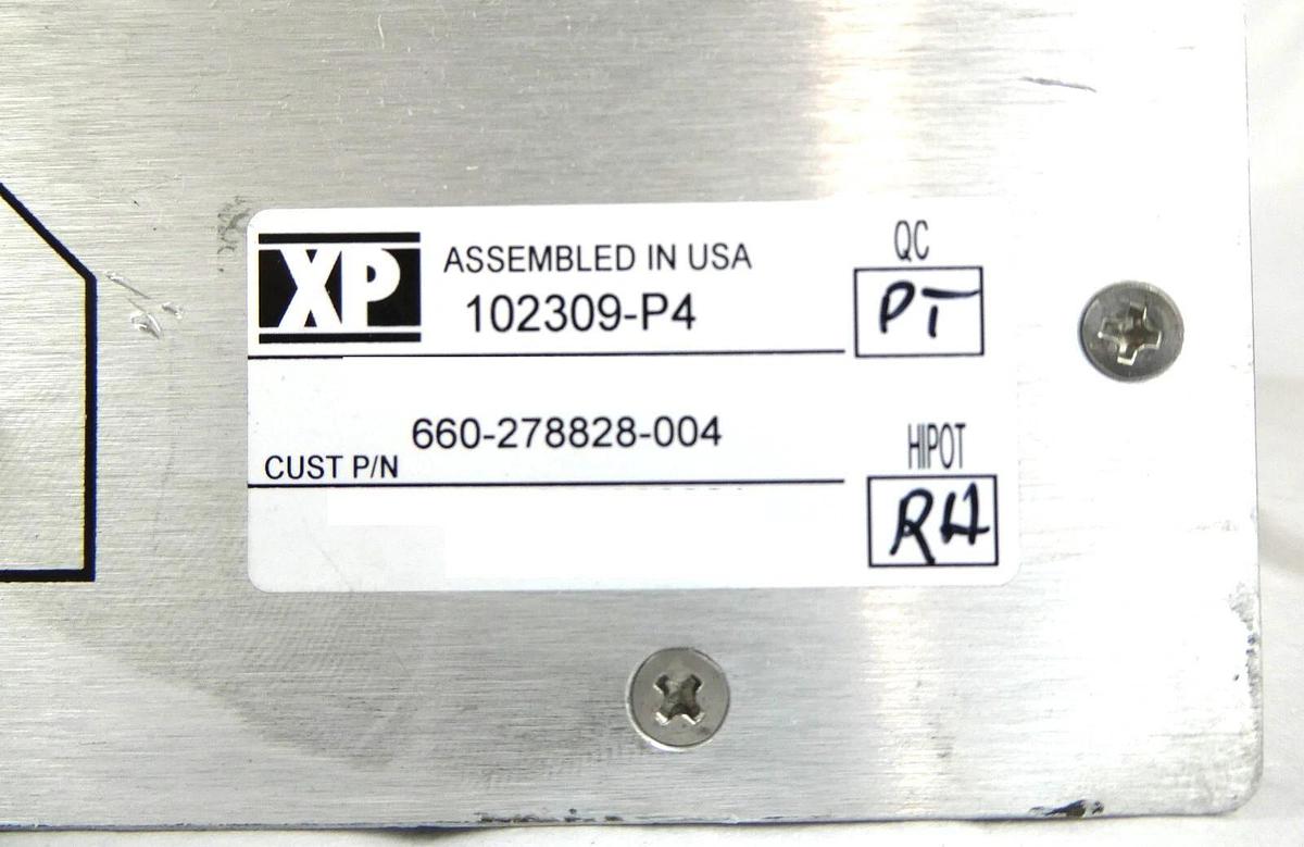 Used XP Power 102309-P4 4-Channel Power Unit Novellus Systems 660-278828-004 Surplus