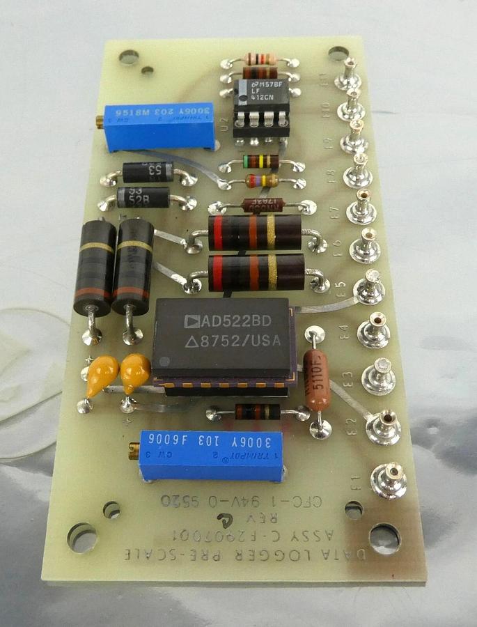 Used Varian F2907001 Pre-Scale Data Logger PCB Board F2908001 Working Surplus
