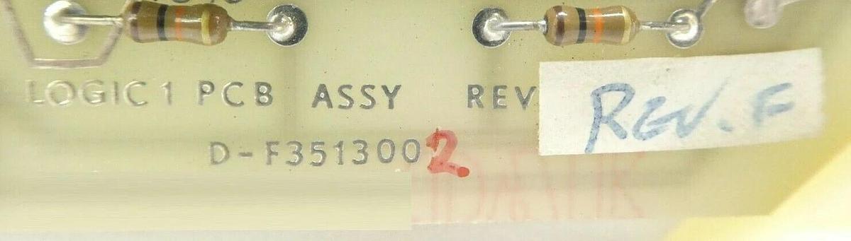 Used Varian Semiconductor VSEA D-F3513002 Logic 1 PCB Card Rev. F Working Surplus