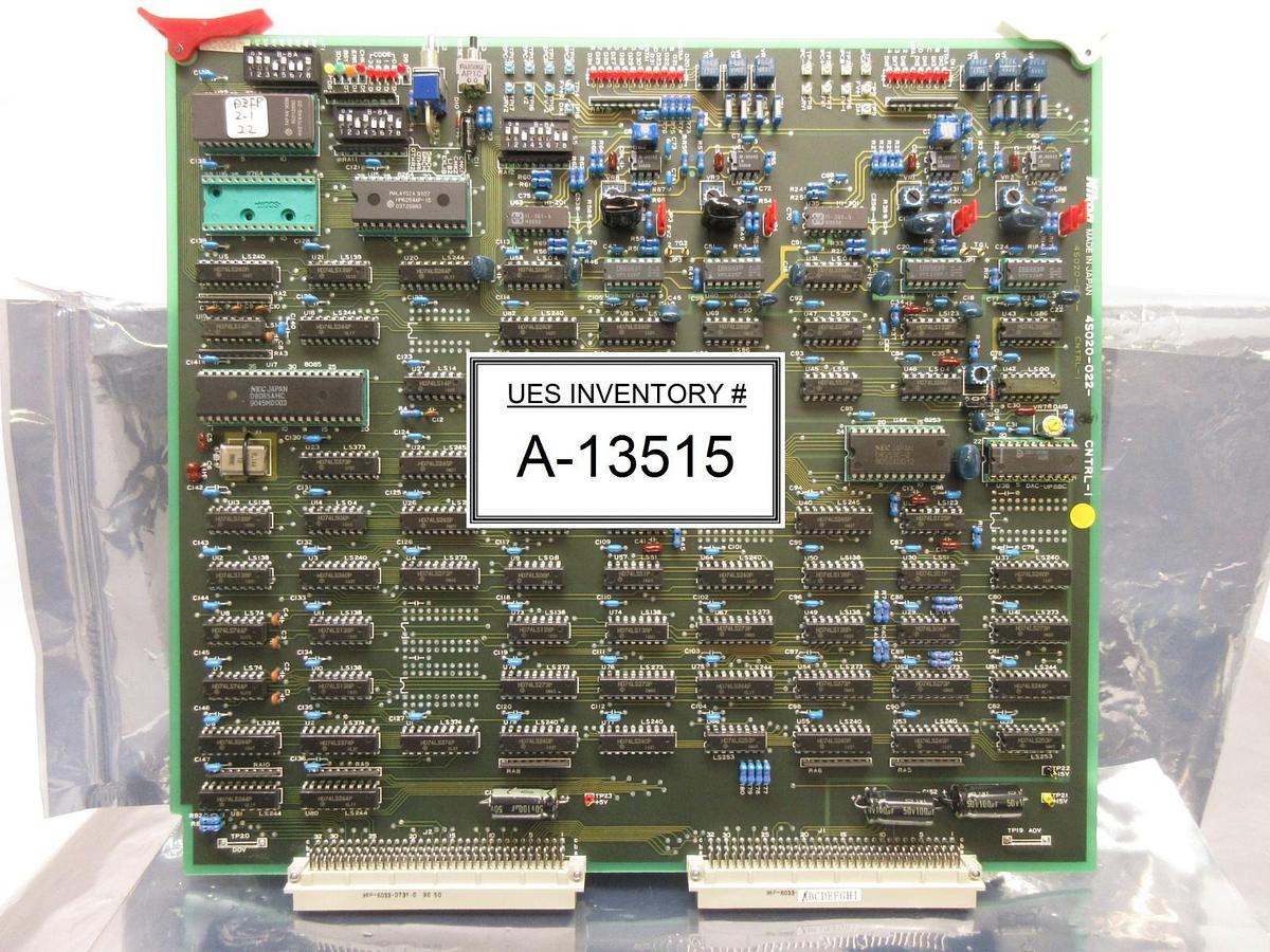 Used Nikon 4S020-022 Processor PCB Card CNTRL-1 NSR System Used Working