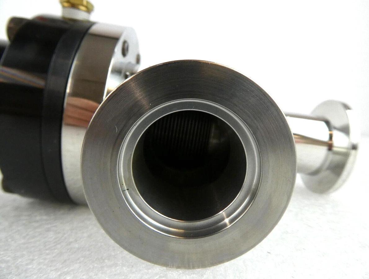 Used MKS Instruments UHV-25-AKK-ENVN Pneumatic Angle Vacuum Valve Lot of 2 Working