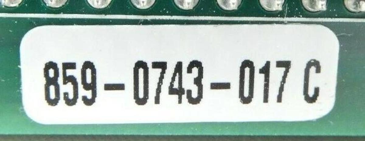 Used ASML 859-0743-017C Digital Filter PCB 858-7040-008 858-8040-012A 851-8240-007K