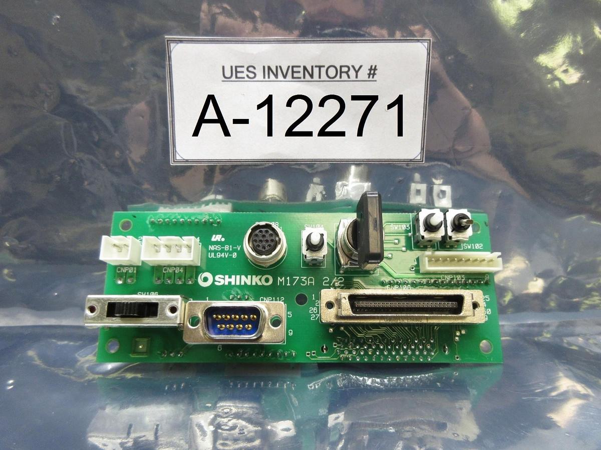 Used Shinko 3ASSYC80630 Operator Interface PCB with Key M173A 2/2 Asyst VHT5-1-1 Used